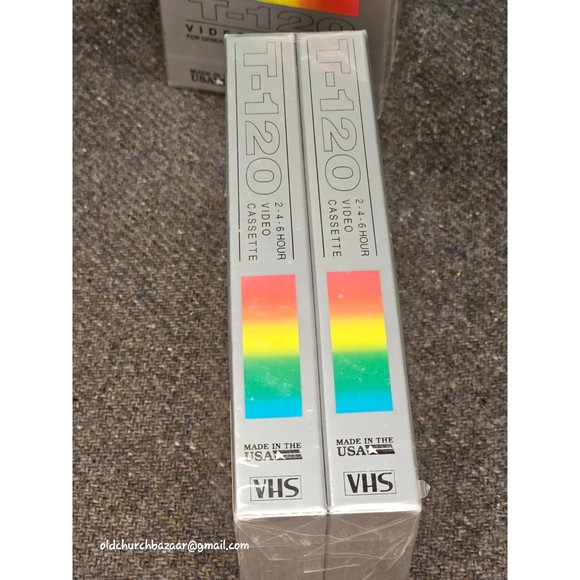 2-Twin Pack New VHS Recording tapes - Picture 2 of 4